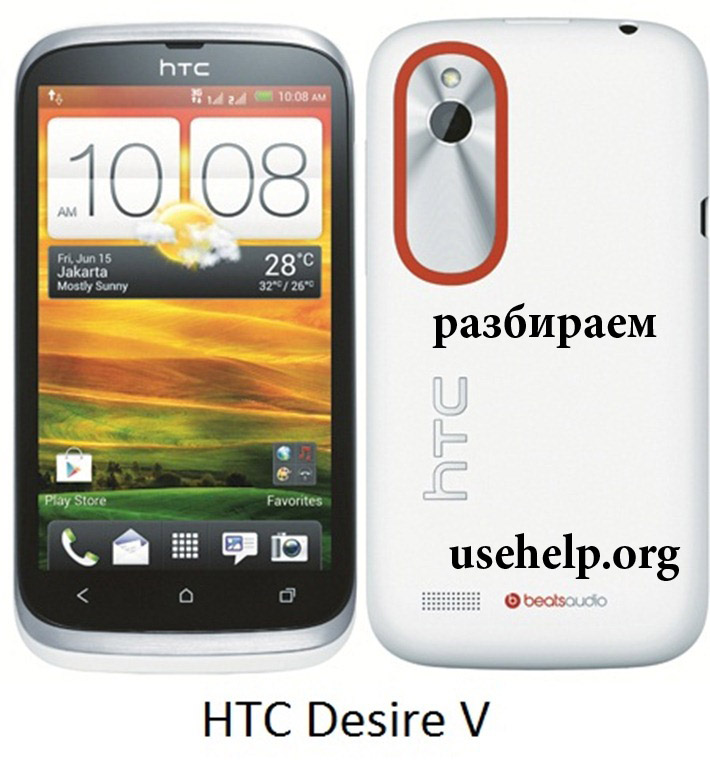 Как разобрать HTC Desire V